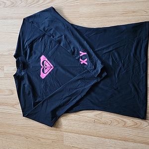 Roxy Black/Pink XXXL Rashgaurd LongSleeve